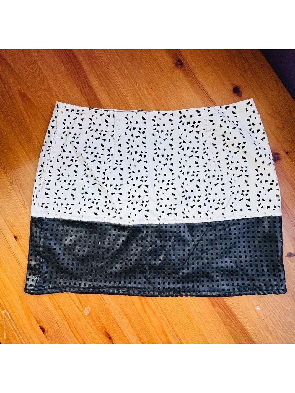 Buytero Pleather mini skirt